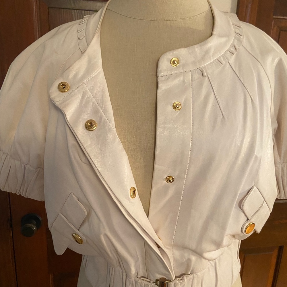 Lamb skin leather jacket